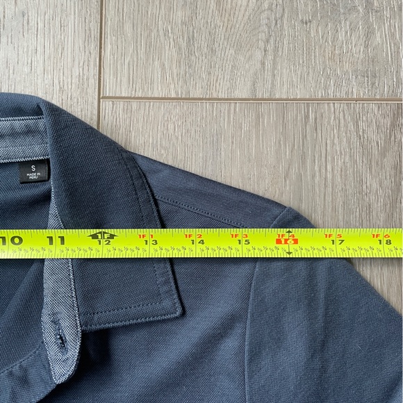 EUC Travis Mathew Spooky Season Golf Polo Two Tone Navy - Blue Night - Size S - Picture 7 of 11